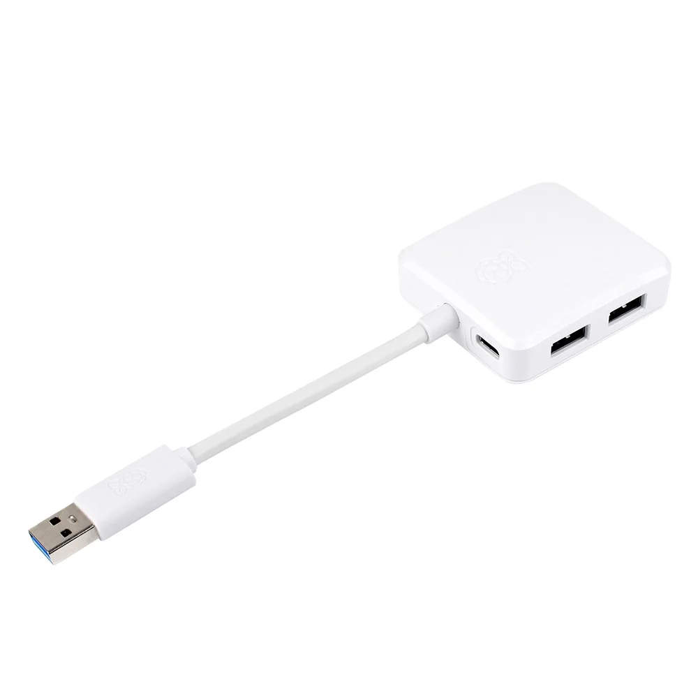 Raspberry Pi USB 3 Hub Waveshare official Expands Four Downstream USB 3.0 Type-A Ports Data Transfer Speeds Up To 5 Gbps