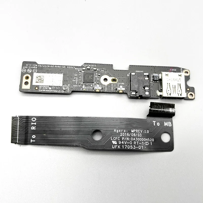 New Original For Lenovo Yoga 910 Pro 910-13IKB Laptop USB Audio Board CYG50 NS-A902 DA30000H520 DA30000H530 High Quality