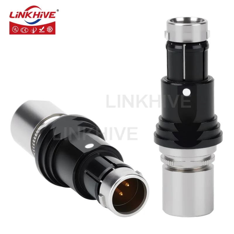 Push Pull Connector Compatible with Fischer Ultimate Series UP01 0U 1U 2 3 4 5 6 7 8 9 10 14 16 Pin IP68 Short Cable Plug