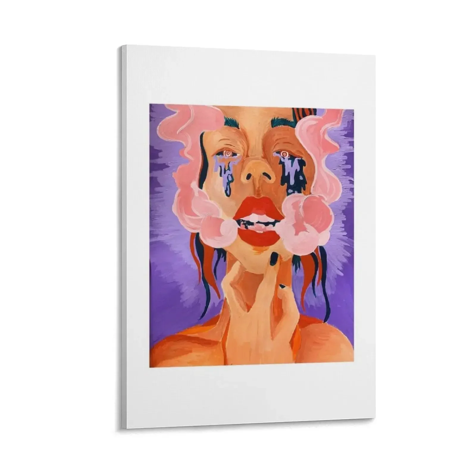 

Smoke and mirrors Canvas Painting decor poster aesthetic canvas wall art