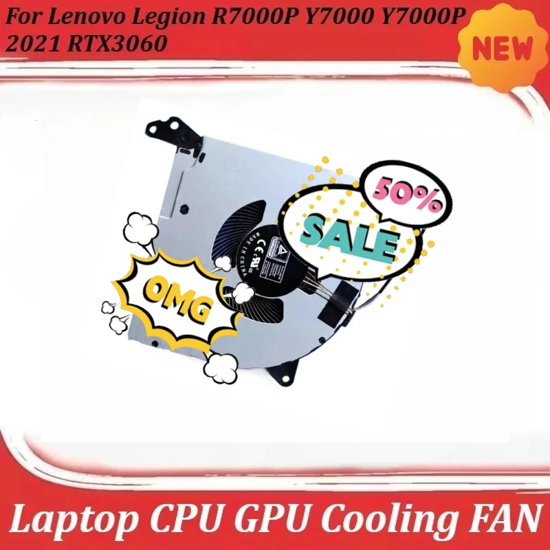 

10V For Lenovo Legion R7000P Y7000 Y7000P 2021 RTX3060 Laptop CPU GPU Cooling FAN