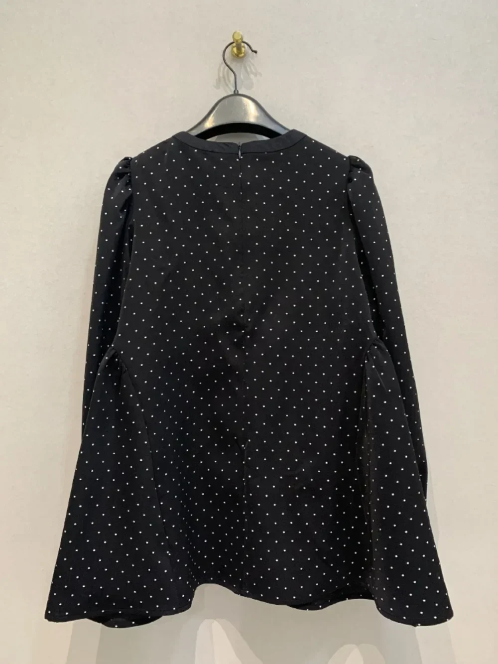 Kuzuwata Sweet O Neck Long Sleeve Polka Dot Casual Shirt All-match Bow Pullover Simple Blouses Japan New Elegant Doll Blusas