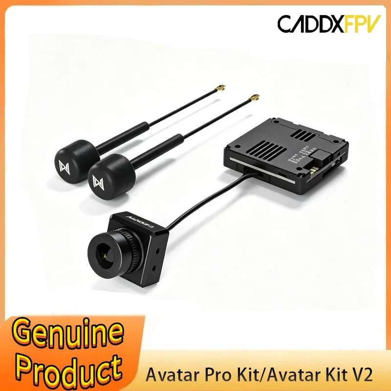 Walksnail Avatar HD Kit V2 / Avatar HD Pro Kit (Dual Antennas Version) 1080P HD 160° FOV Camera 32G Built-in Storage VTX for FPV
