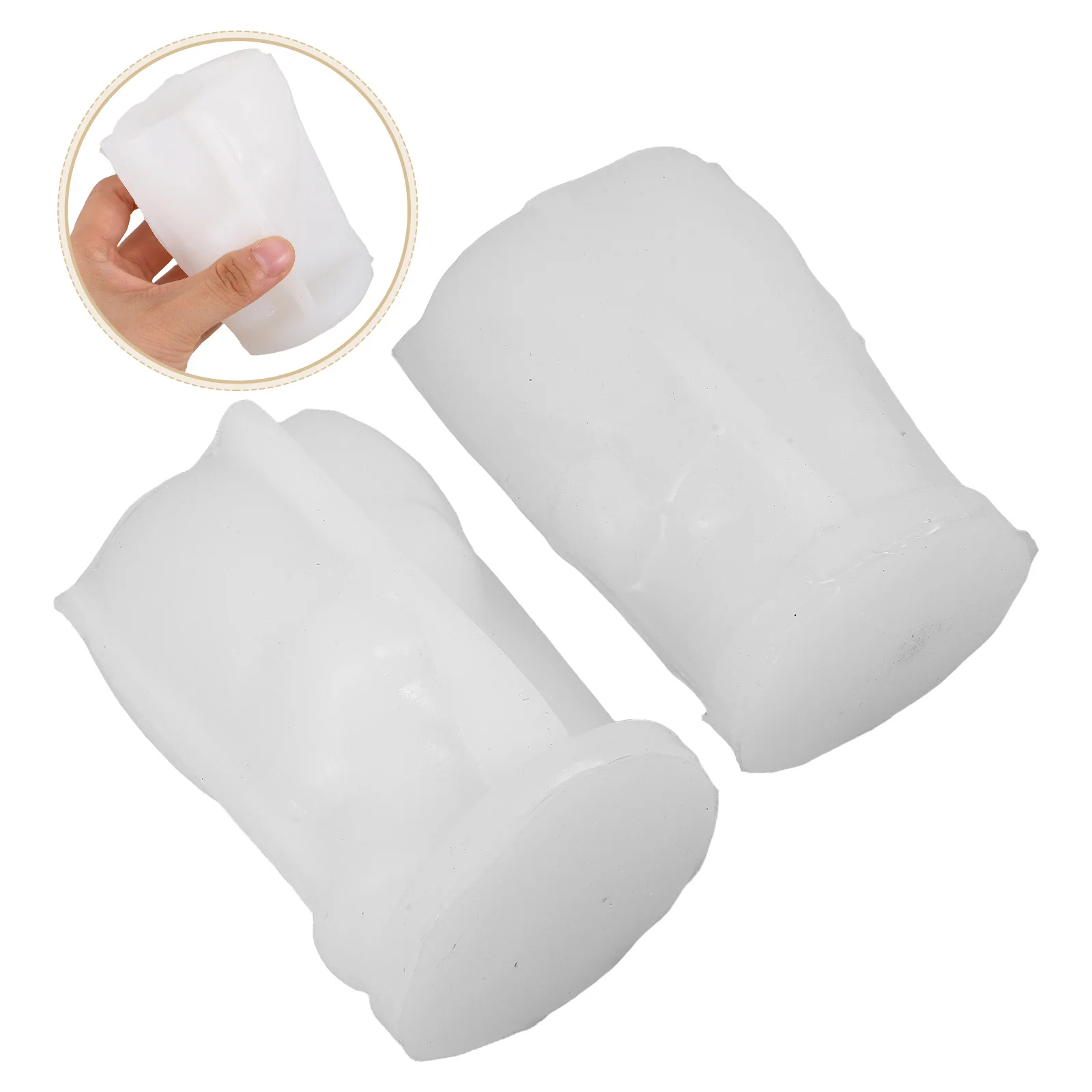 

2Pcs Silicone Christmas Snowman Mold for DIY Making Mold Wax Melts Resin Scented Craft Silicone Molds for Wax Melts