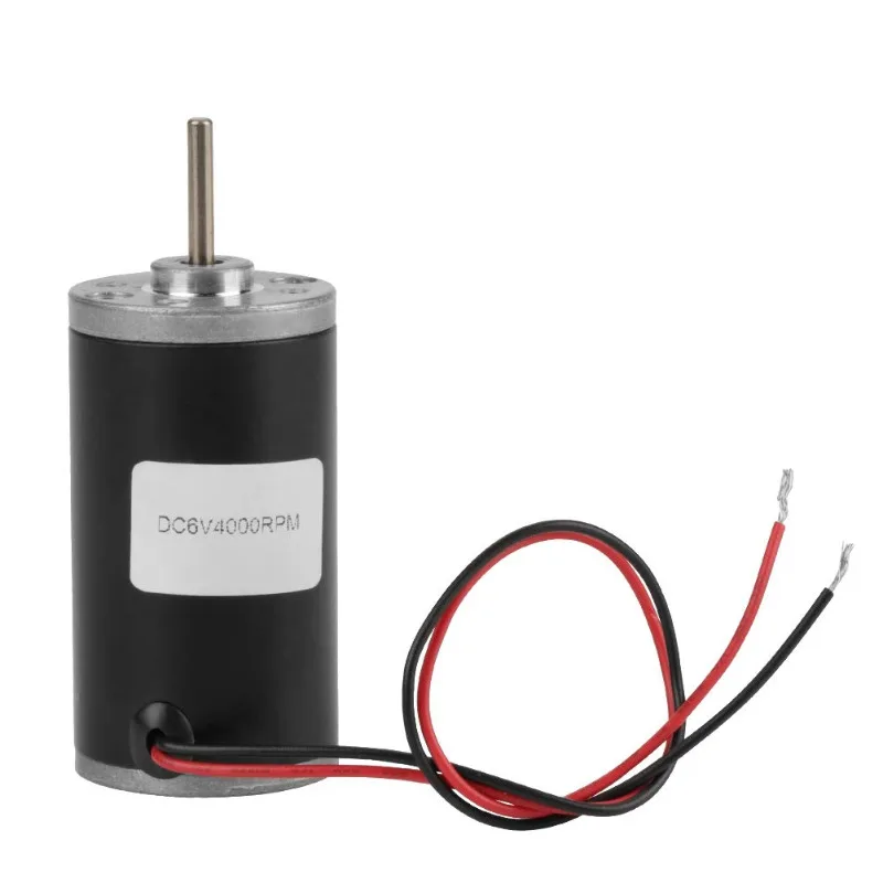 Motor Magnet Permanen 31ZY 6V 12V 24V Kecepatan Tinggi 4000~8000RPM CW/CCW Motor DC untuk Generator DIY Motor Mikro Berdaya Tinggi