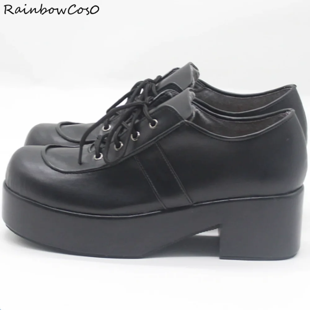 Luca Ikaruga Ikaruga Ruka THE IDOLM@STER COLORI LUCIDI Scarpe Cosplay Stivali Gioco Anime Halloween Natale RainbowCos0 W4663