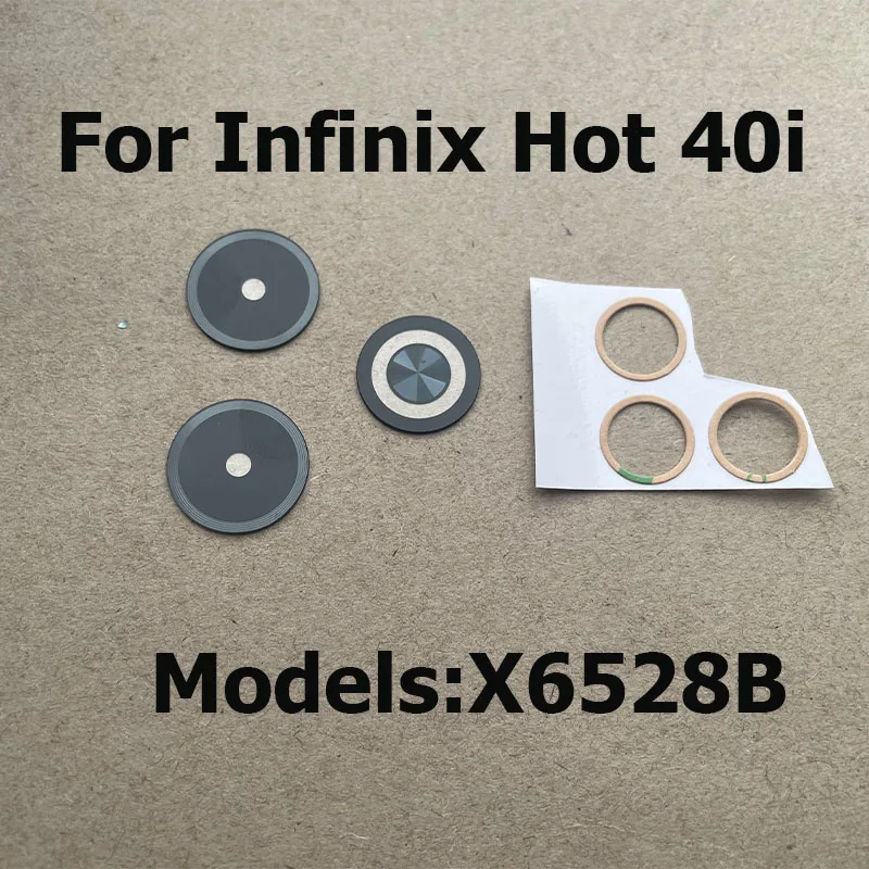 

Back Camera Glass Lens For Infinix Hot 40i Rear Camera Glass Lens Cover With Glue Sticker Repair Parts