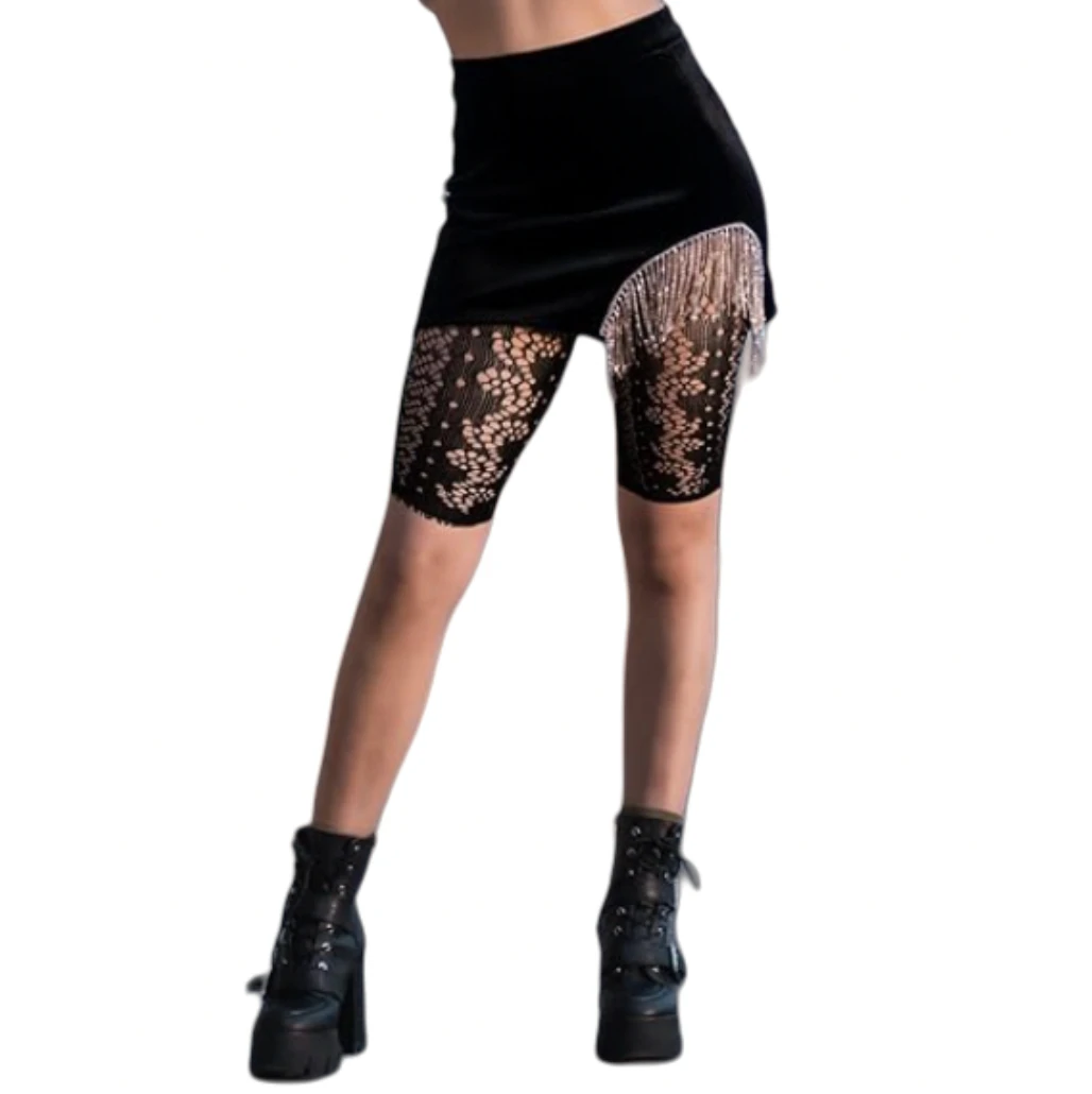 

Fashion Short Legging Women Fishnet Breathable Pantyhose Sexy Underwear Fishnet Biker Short Women's Tights