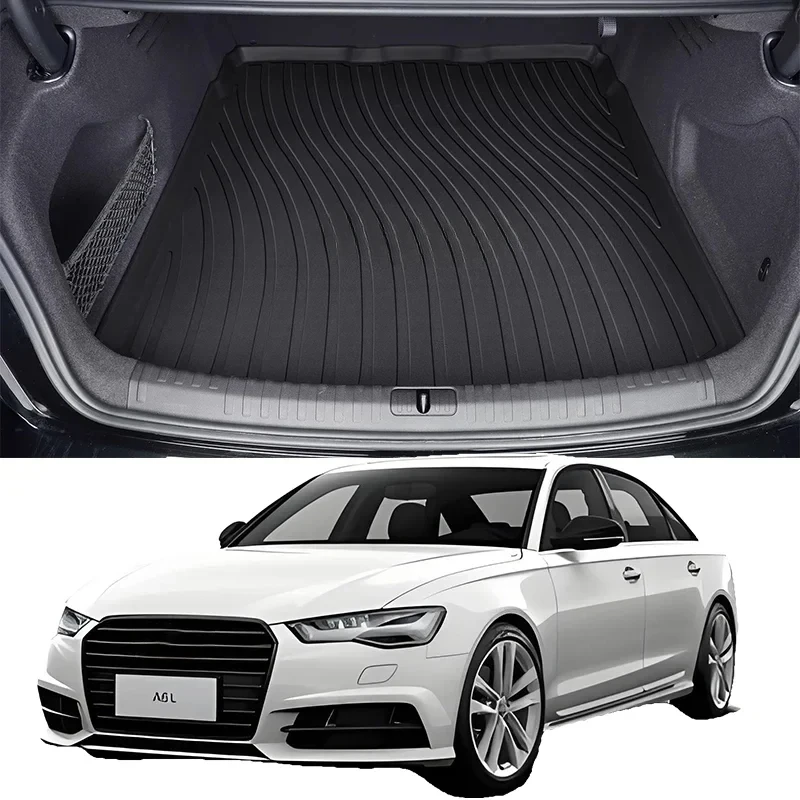 

Upgrade TPE Car Rear Trunk Mats Storage Pads Cargo Tray Dustproof Waterproof Protecion Cushion For Audi A6L 2009-2024 2023 2022