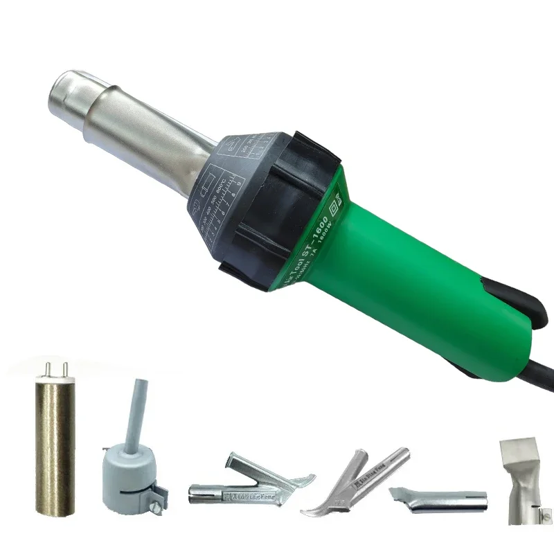 for PVC Vinyl Floor PP PE Plastic Repair 1600W Automatic Handheld Plastic Welding Gun Hot Air Torch Heat Gun Welder