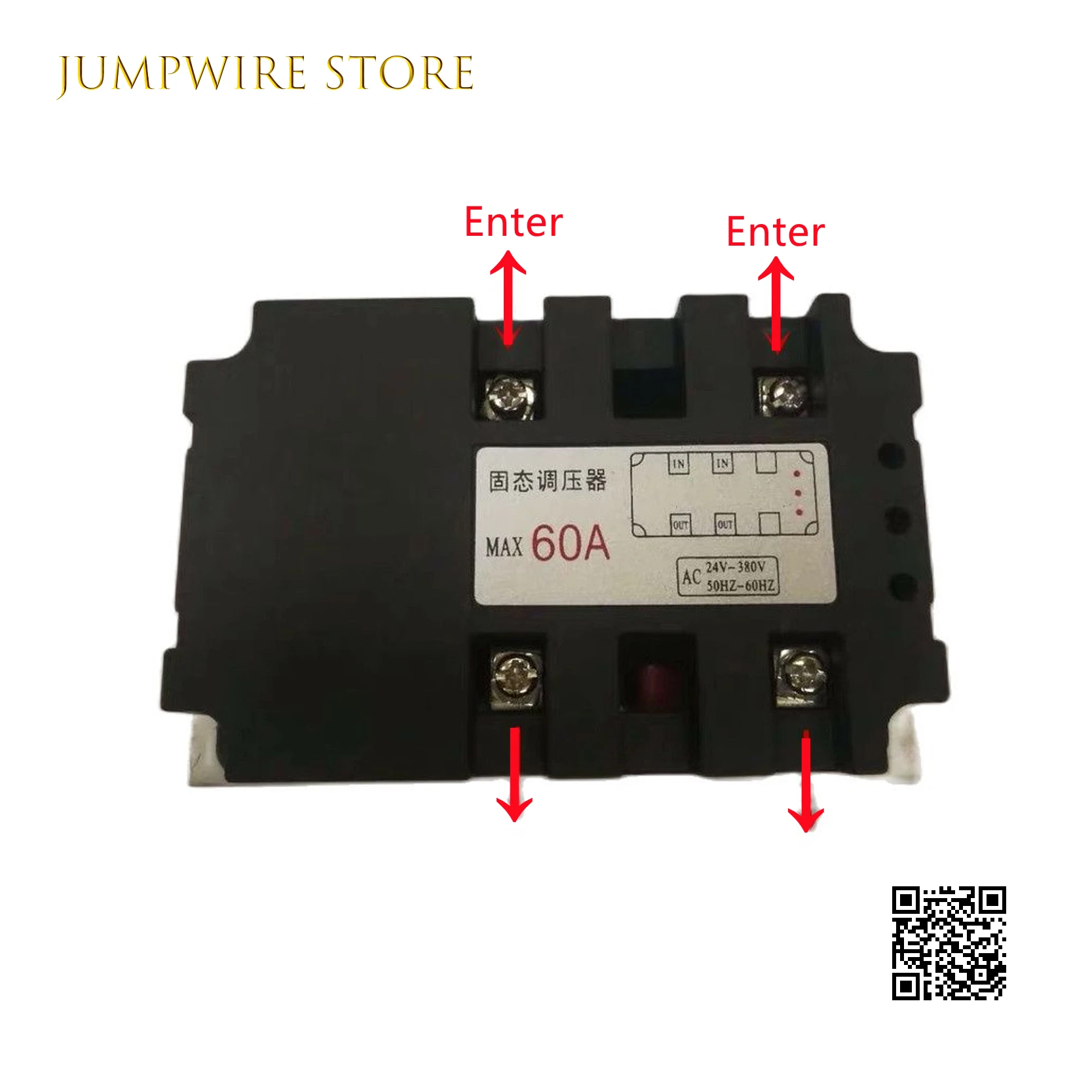 Solid State Voltage Regulator MAX60A AC24V-380V 50HZ-60HZ Shrinkage Machine Conversion Type