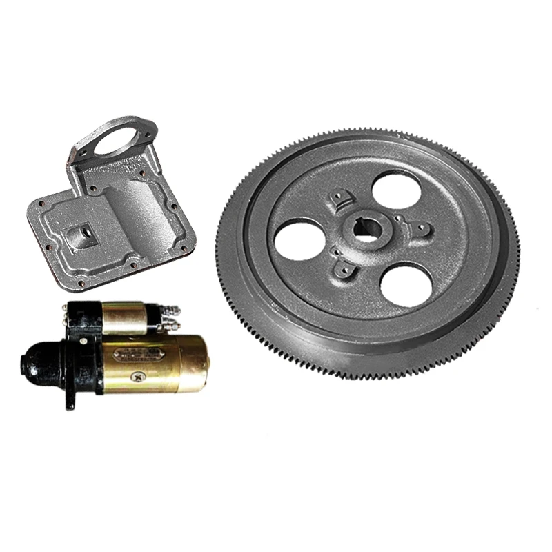 Electric start modified diesel engine, electric start modification 195/1100/1105 three-piece set.