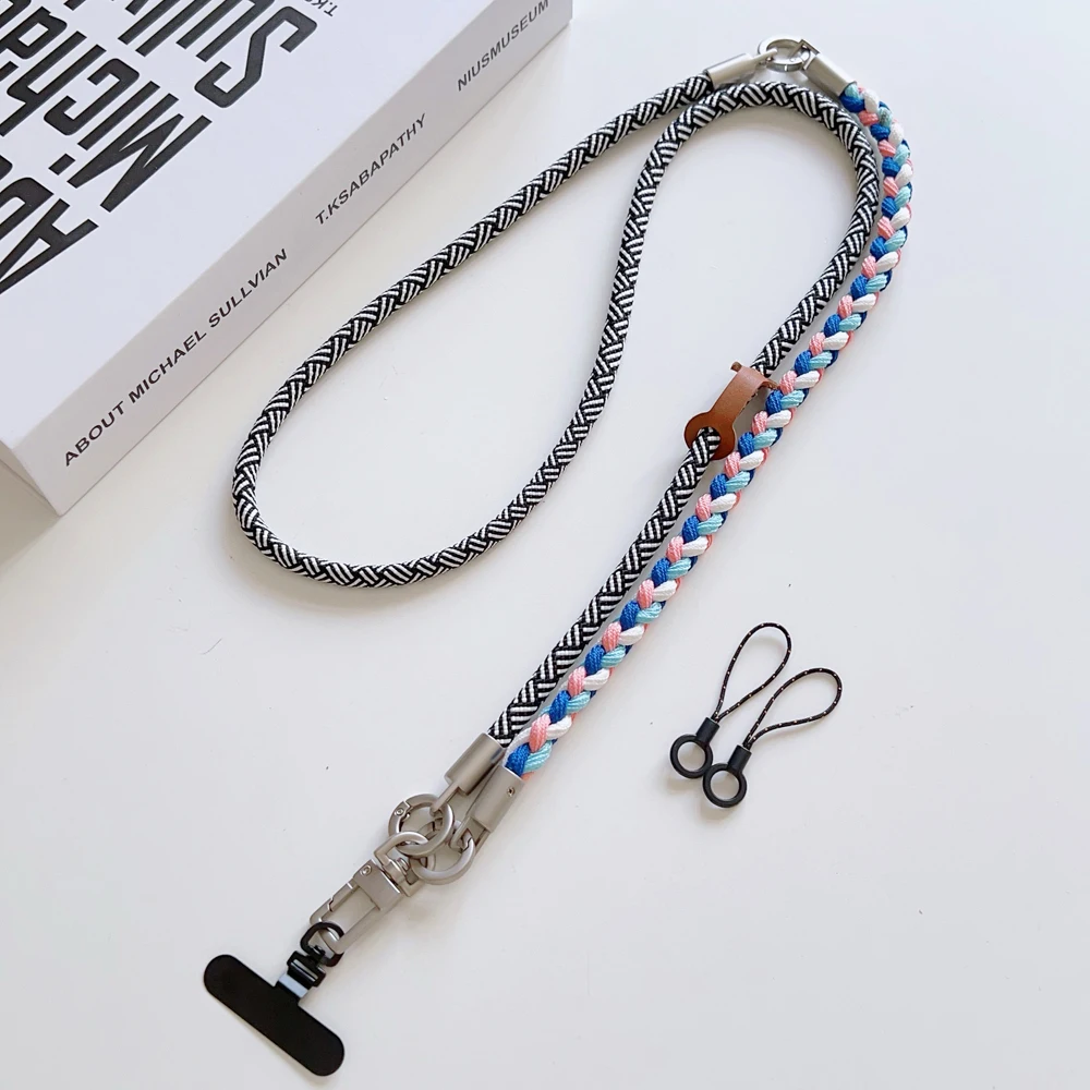 Outdoor 3 in 1 phone lanyard Crossbody shoulder phone strap Neck Straps Wrist Strap Removable Belts Woven cell phone lanyard