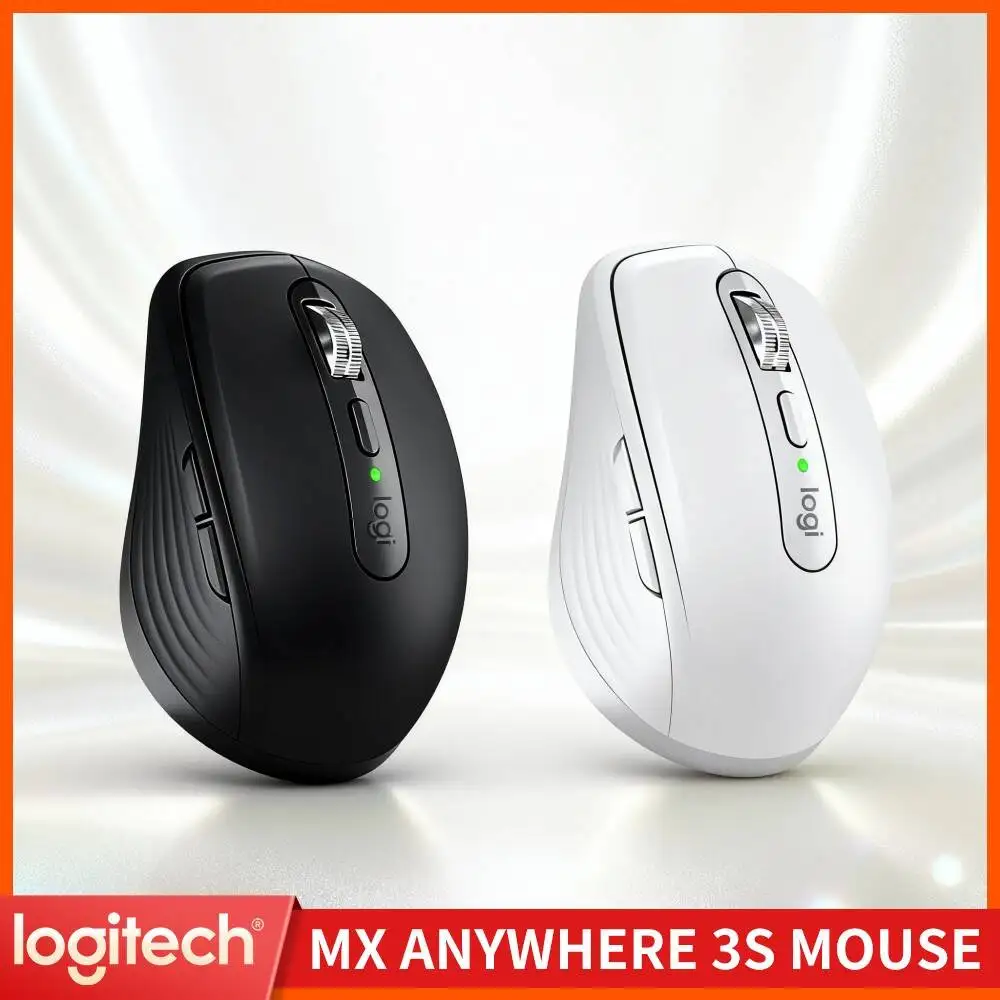 Logitech MX Anywhere 3S Bluetooth Mouse for Social Media Managers Multi-Device Sync Travel