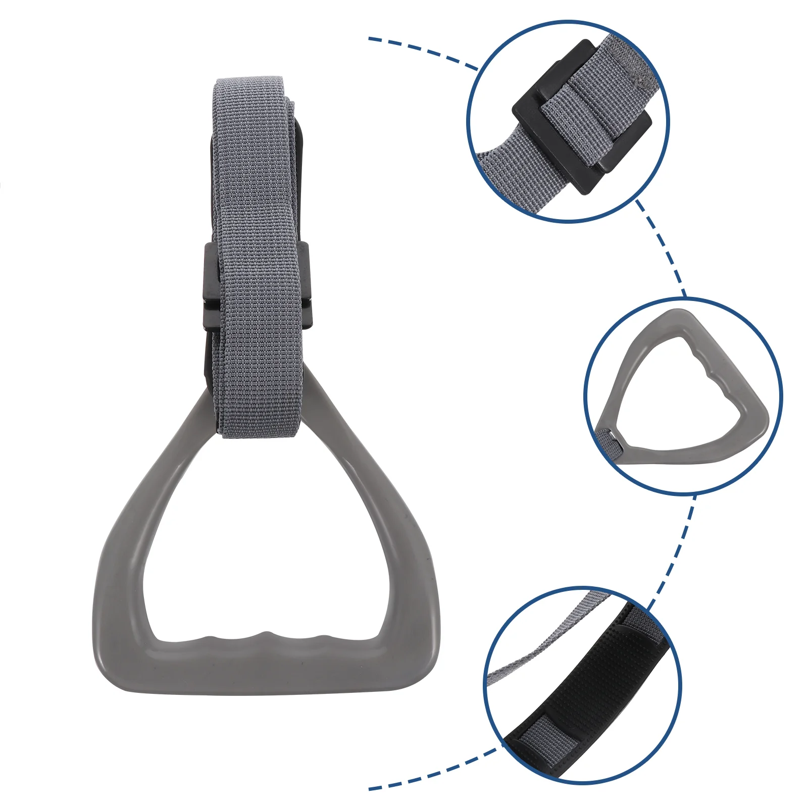 

2 Pcs Handle Ring Rings The Strength Training Supplies Gym Gymnastic Fitness Child
