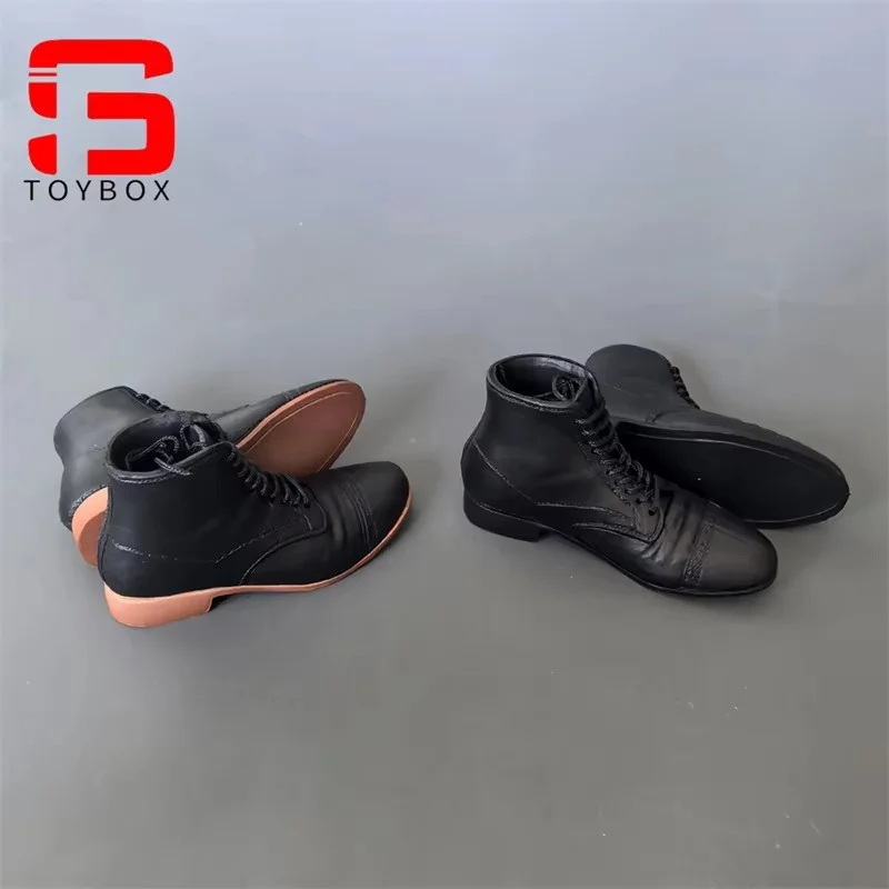 1/6 สเกลชายลำลองผูกเชือกรองเท้าบู๊ทยางรองเท้ารุ่น Fit 12 ''ทหารที่ถอดออกได้เท้าแอ็คชั่นฟิกเกอร์ร่างกาย