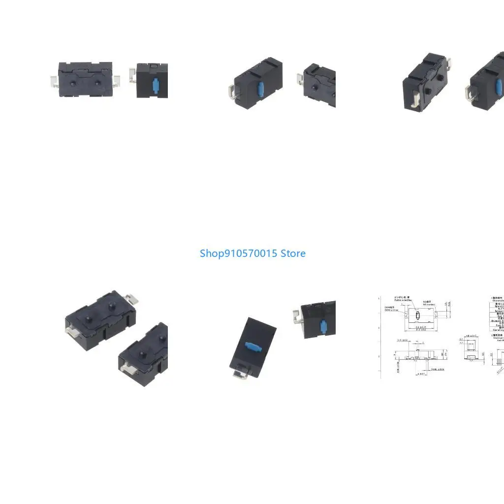 B95C Side Buttons Mouse Micro Switch G502 M905 Mice Button Blue Dot Long Clicks