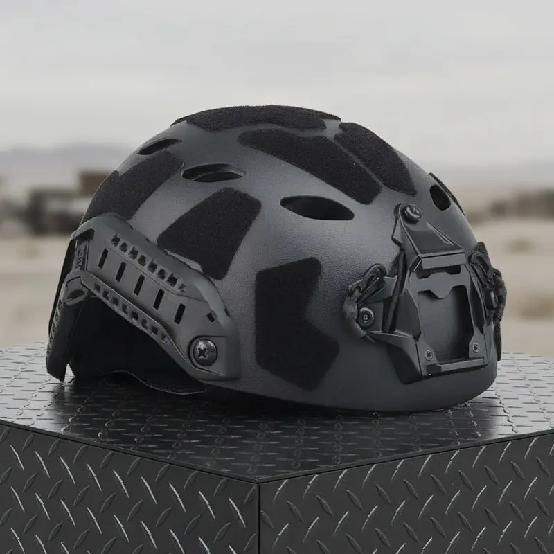 

Тактический шлем для страйкбола и пейнтбола FAST в стиле Wendy с направляющей для NVG и ремешком для подбородка