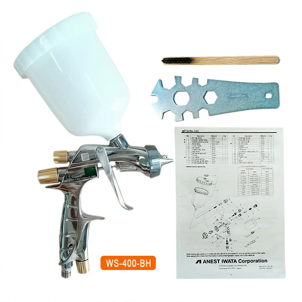 Japan Original Anest Iwata Spray Guns WS400 LS400 Supper Star Nova Automotive Paint For Cars