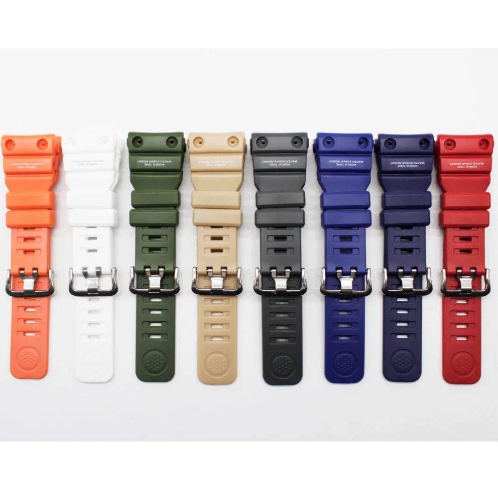 Correa de reloj para GN1000 GN-1000, correa de reloj de resina suave con hebilla, correa impermeable