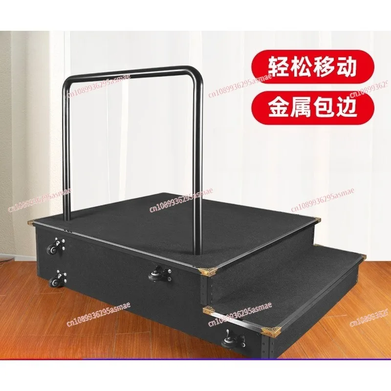 Movable Push-Pull Chorus Conductor Stand - Large Stage Platform for Symphony Performance Choral Orchestra
