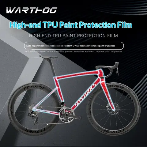 WARTHOG Road bike frame sticker for SPECIALIZED S-works SL8 film Protect cover TPU