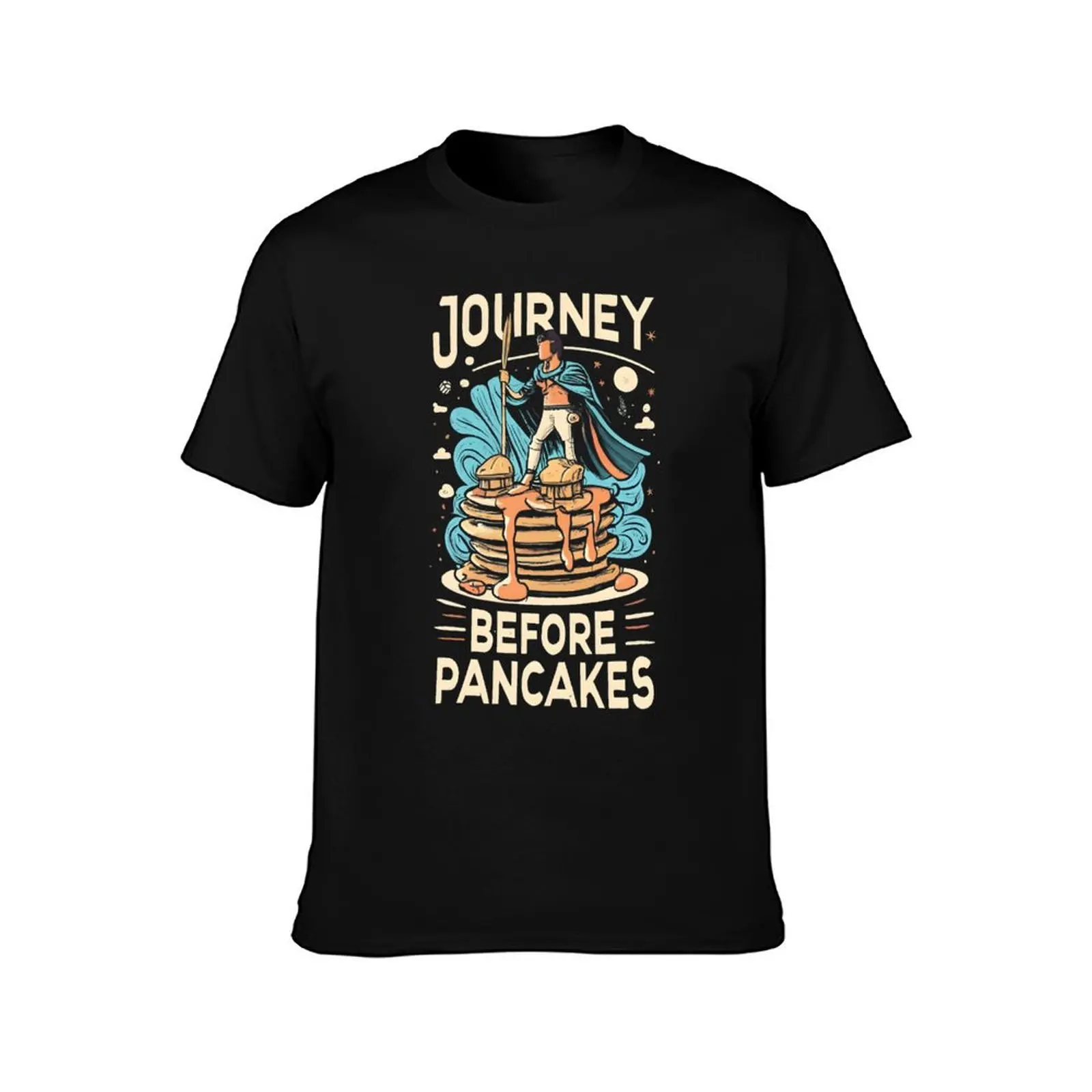 Journey Before Pancakes - Stormlight Archive Fun Art T-Shirt, Classic Crew Neck Shirt, Breathable Cotton Everyday Tee
