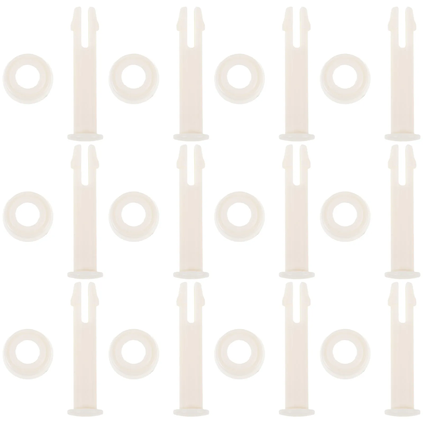 

12pcs Pool Brush Locking Pin Skimmer Net Replacement Strong Abs Plastic Connector For Swimming Water Park