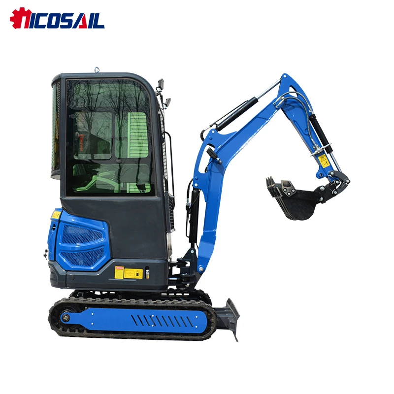 حفارة صناعية صغيرة معتمدة من مادة EPA - تصميم زاحف للبناء وتربية المزرعة والحيوانات