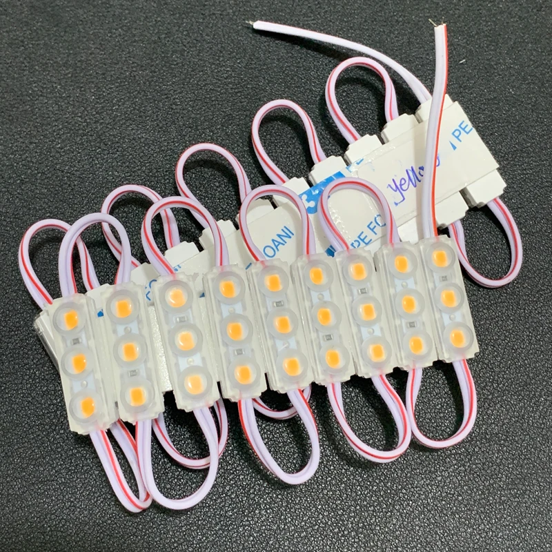 20 stücke Mini Modul 2835 SMD 12 V Wasserdicht 1,2 W Modul LED Kunststoff Moudle Werbung Licht Auto motorrad hintergrundbeleuchtung