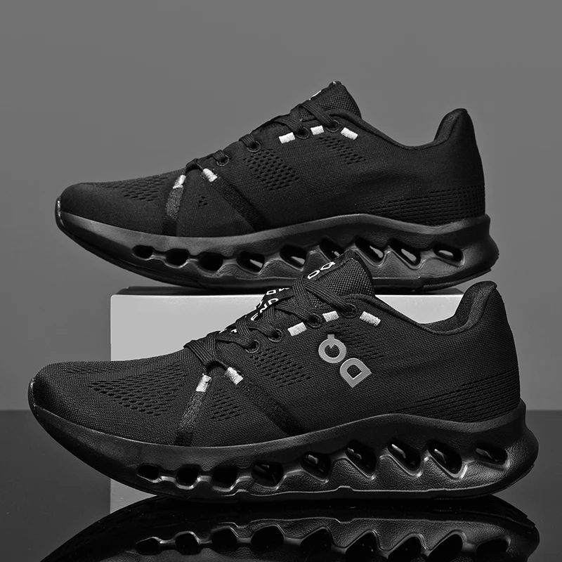 Męskie buty sportowe z prawdziwą siateczką bojową, oddychające, antypoślizgowe, lekkie, amortyzowane buty do biegania