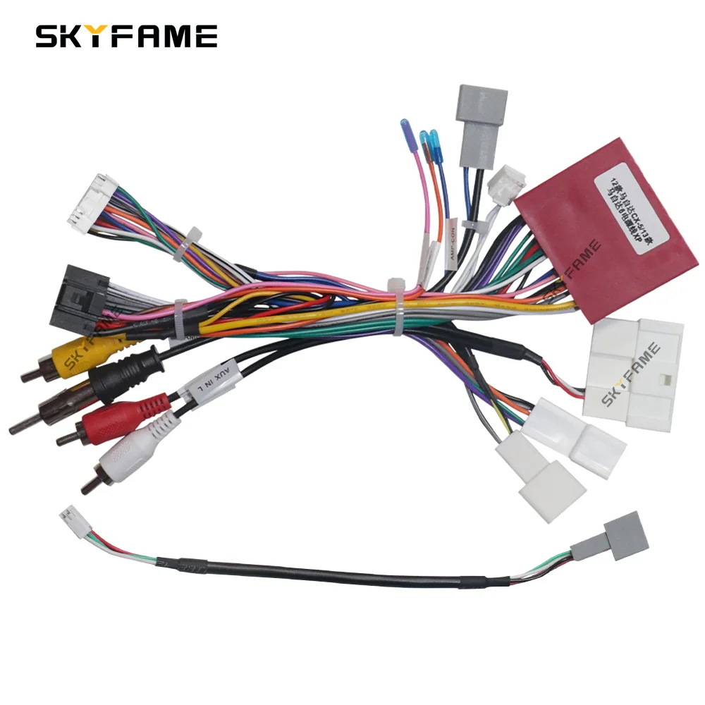 SKYFAME سيارة 16pin الأسلاك تسخير محول Canbus صندوق فك لمازدا 3 CX-7 CX-9 CX-5 RP5-MZ-002 MZ-SS-06