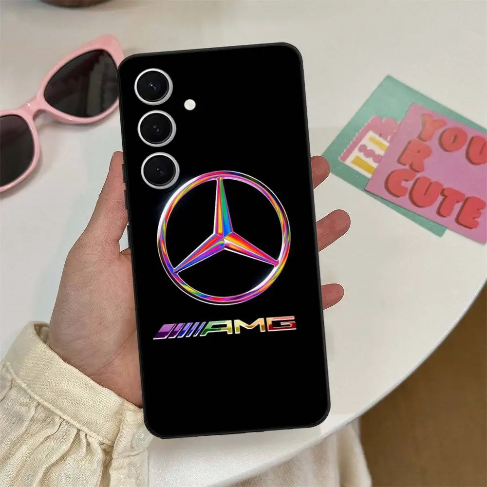 Auto M-Mercedes-Benz Handyhülle für Samsung S 24 Fe 25 Ultra Plus 20 Lite 21 30 22 23 24 22 Ultra 5G Fundas