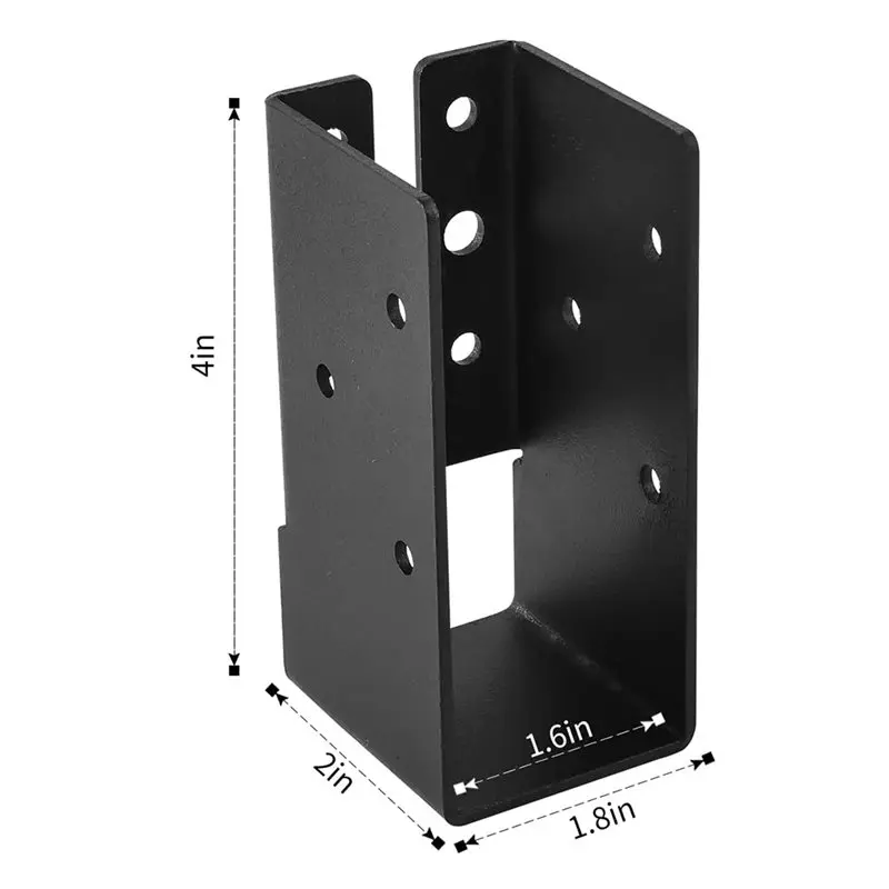 ABUL-Para cabides ocultos de 2x4 polegadas, 4 peças para balanço de 2x4 polegadas, guarnição externa, montagem de flanges ocultas