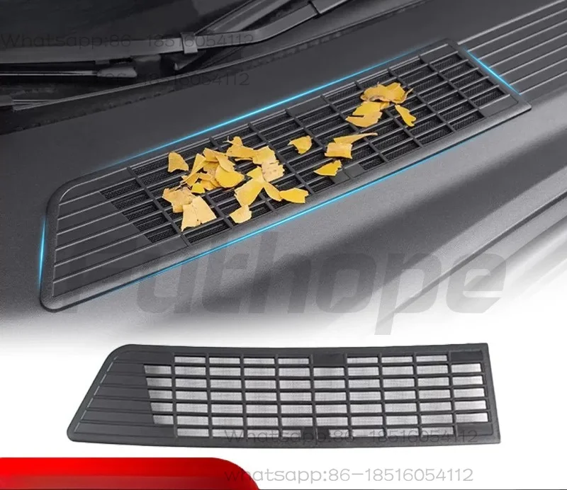 Air conditioning inlet protection cover, encrypted filter element, insect proof mesh accessories