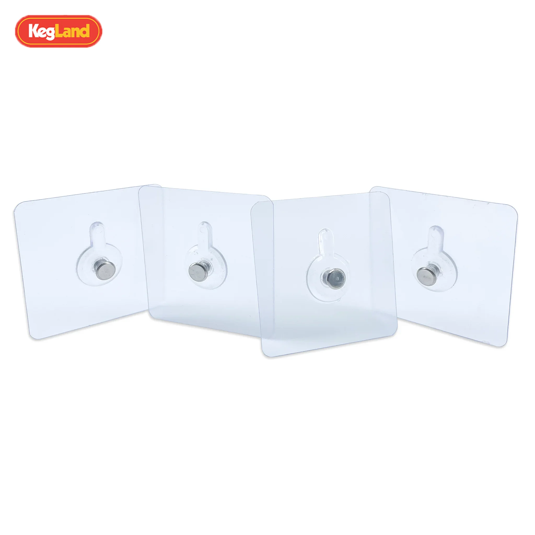 KegLand Cannular-4‑Pack Adhesive Wall Mounting Hangers ( 7cm X 7cm) for Beer Craft Brewing