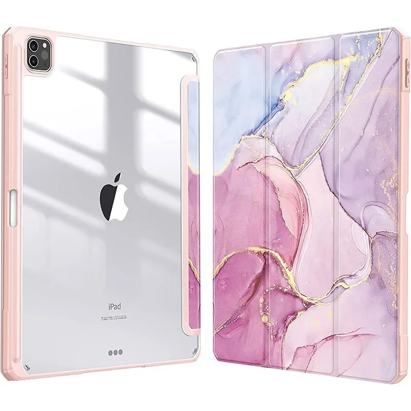 

Роскошный прозрачный чехол для планшета IPad Air 4 5 10th 10.9 IPad Pro 11 2024 7. 8th 9. 10.2 5th 6th 9.7 10.5 Противоударный защитный чехол