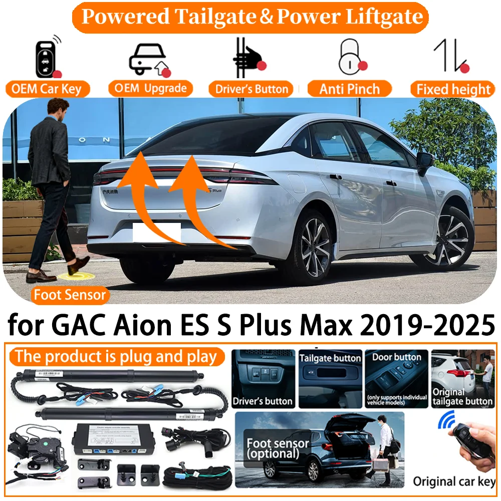 Car OEM Smart Powered Tailgate system for GAC Aion ES S Plus Max 2019-2025 Automatic Electric Power Tailgate Tail Gate Lift kit