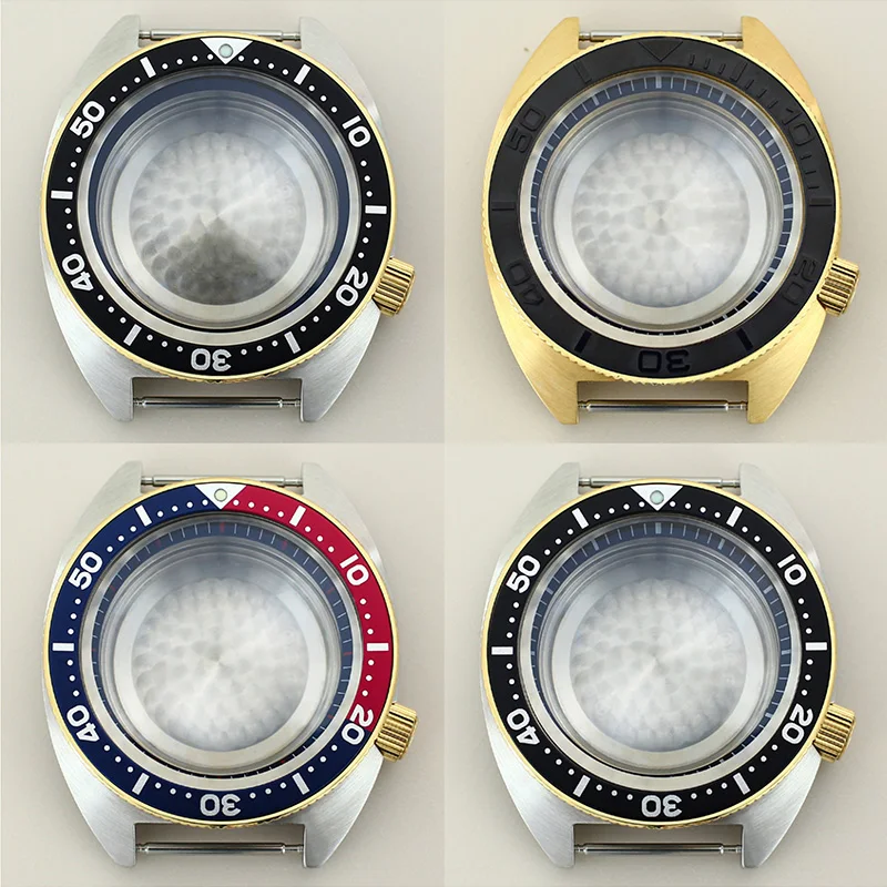 

41mm Sterile Watch Case Stainless Steel Parts For Modified Abalone NH35 NH36 NH34 NH70 Movement 3.8 o'clock Crown Sapphire Glass