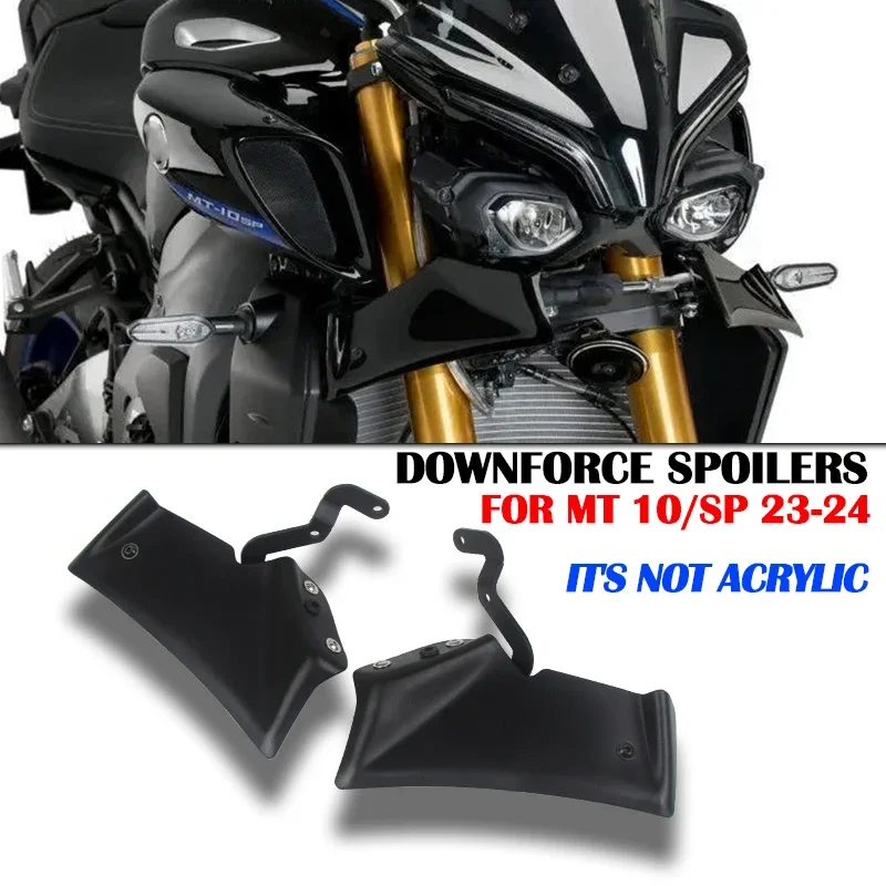 

Frontal Wing For YAMAHA MT-10 MT10 MT 10 SP 2022 2023 2024 Motorcycle Sport Downforce Naked Front Spoilers Aerodynamic Deflector