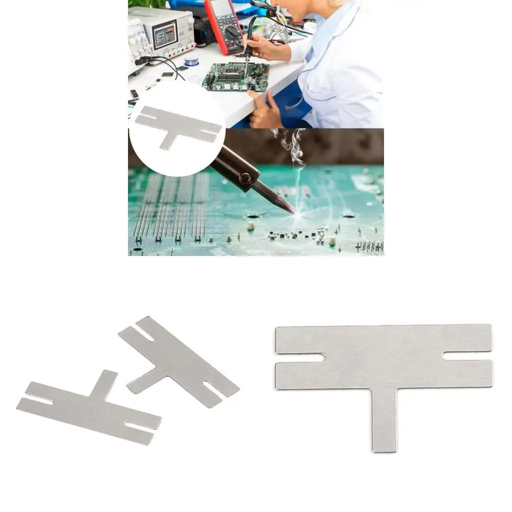 

Никелевая полоса, 100 шт. для Т-образных никелевых листов, пластин для батареи, никелированная стальная лента для ремня, разъем