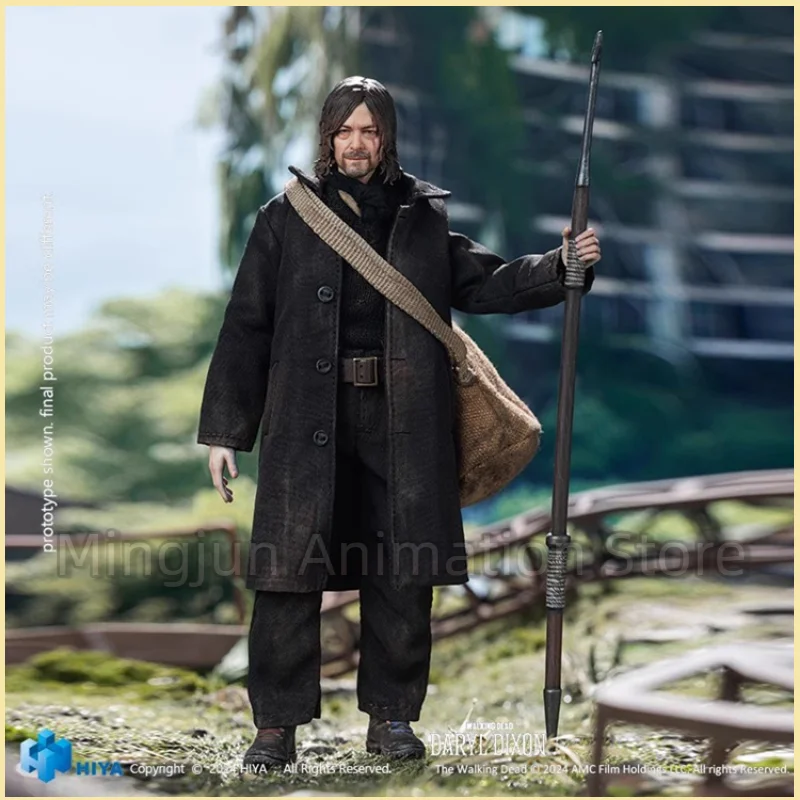 【متوفر】متوفر في المخزون الأصلي HIYA 1/12 The Walking Dead Daryl Dixon سلسلة رائعة من الرسوم المتحركة نماذج هدايا مخصصة
