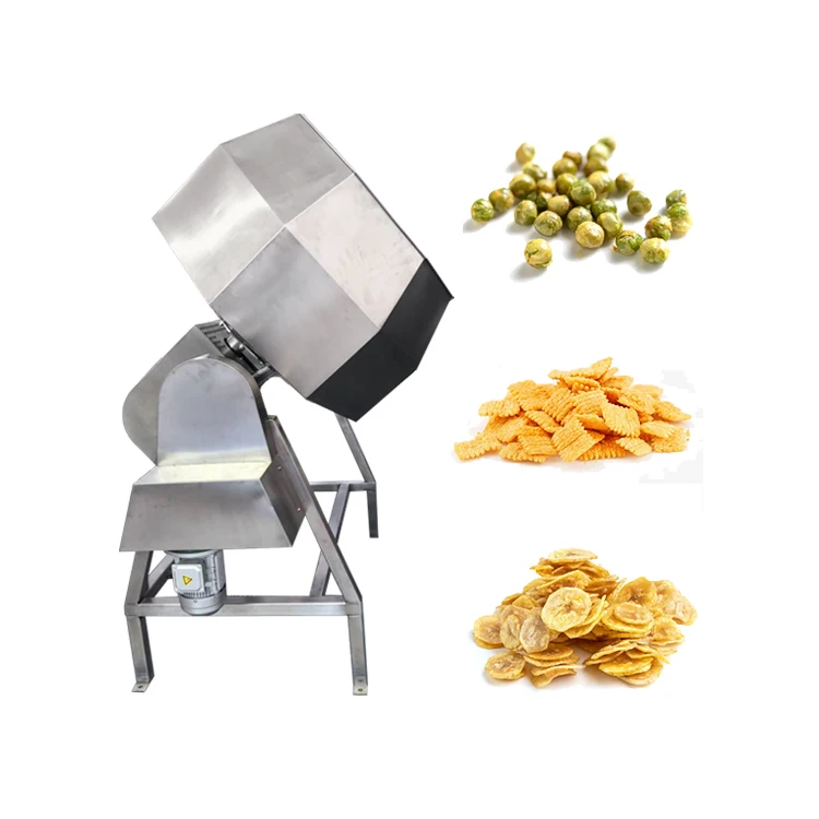 Octagonal Seasoning Mixer Food Seasoning Mixing Equipment, Suitable for Fried Snack Food, Spices, Dry Powder, Efficient, Durable