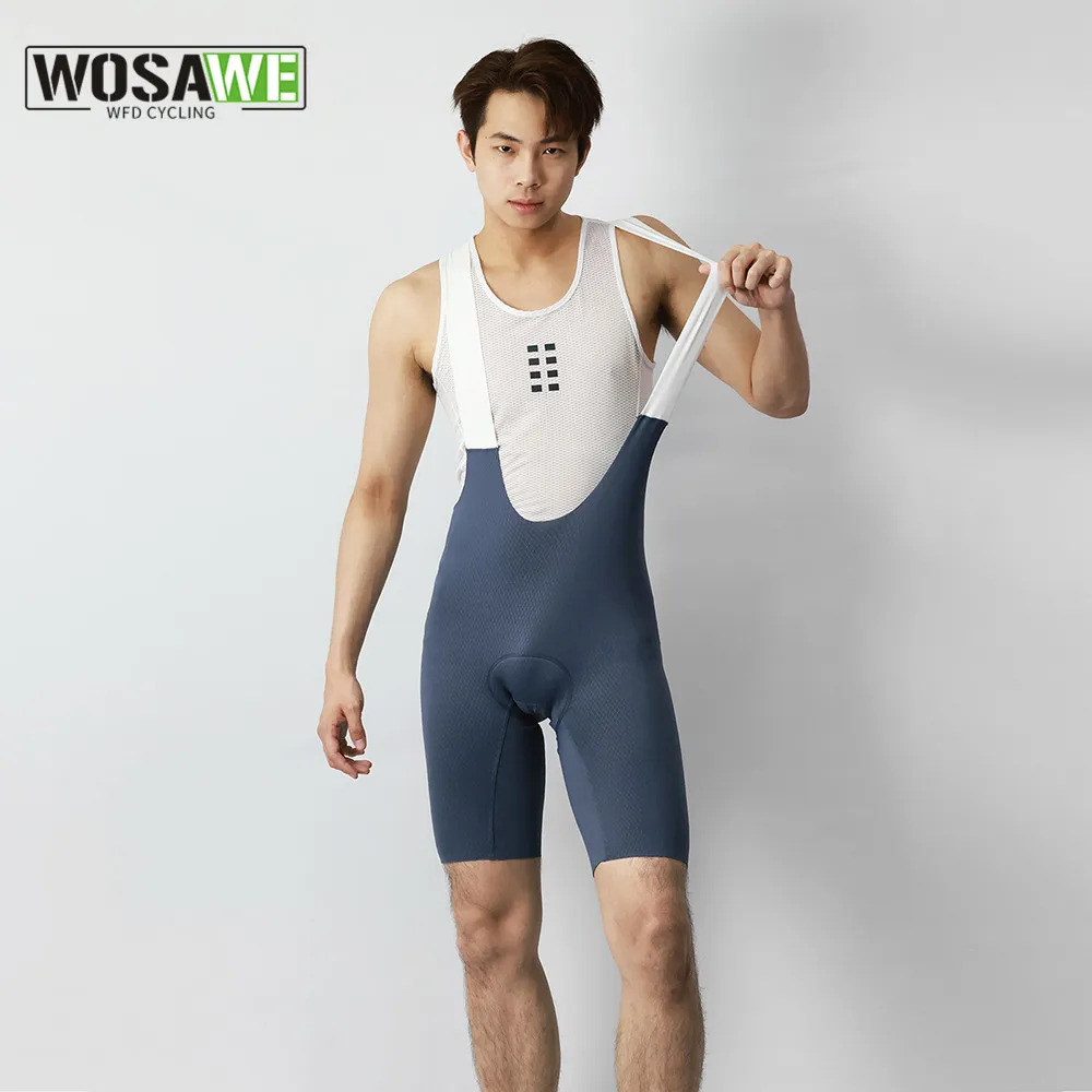 

WOSAWE Men's Cycling Bib Shorts Summer Road Bike Shorts Bicycle Ciclismo Bike Pants MTB Men's Cycling Clothing