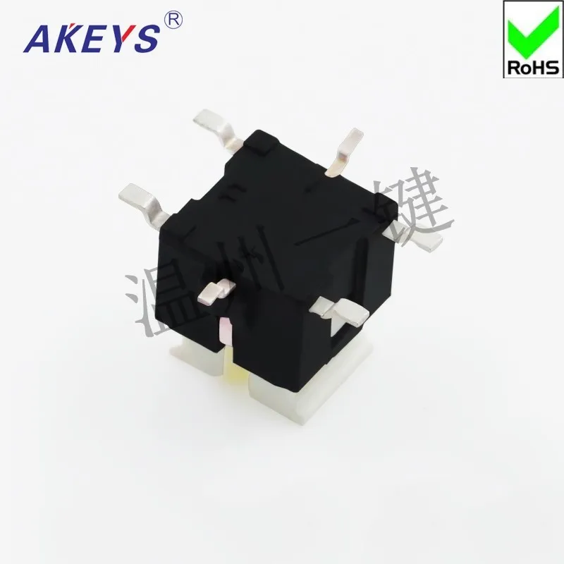 10PCS TS-H003 Tactile Switch With LED SMD Type 6*6*7.2H Pressure Control Switch