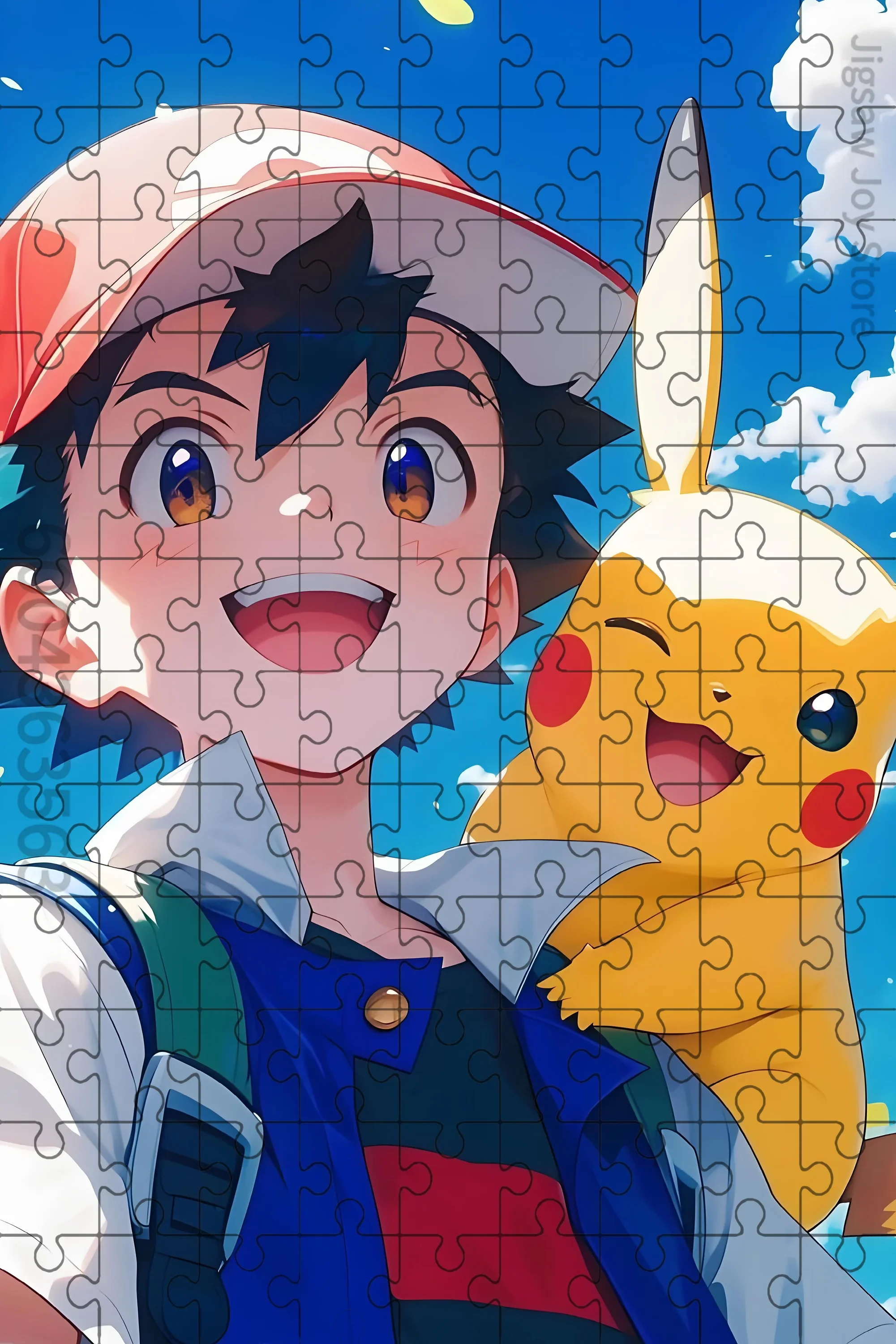 500-2000Pcs Jigsaw Puzzle Stained Glass Style Cute Fox Family Mosaic Art Anime Boy Yellow Pet Selfie Adult Brain Teaser Toy Gift
