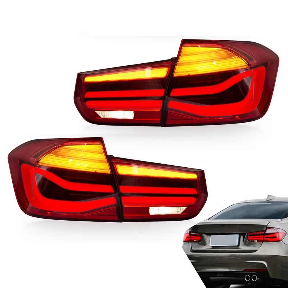 LED taillights  for BMW 3 Series 12-18 F30 F80 2013-2018 car accessories taillight assemblies with turn signal reversin