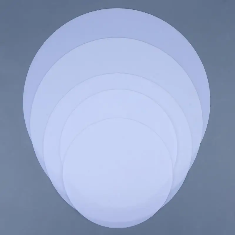Translucent White Lampshade Diffuser 215-370mm Diameter 1mm Thick Round Diffuser Sheet For Drum Lampshades Pendants Light