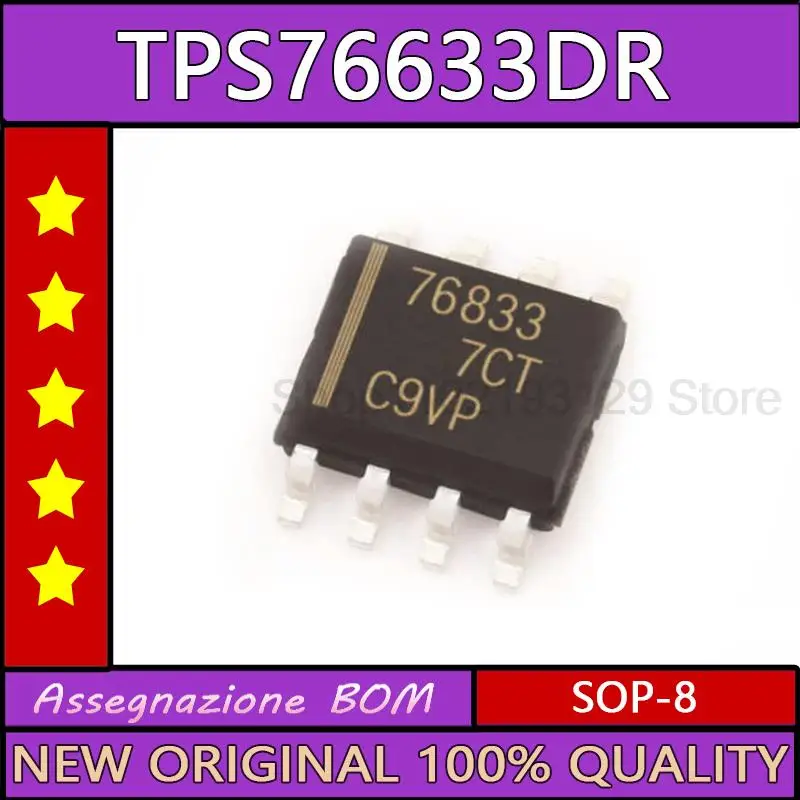 10PCS/LOT TPS76633DR TPS76633 SOP-8 New original ic chip 