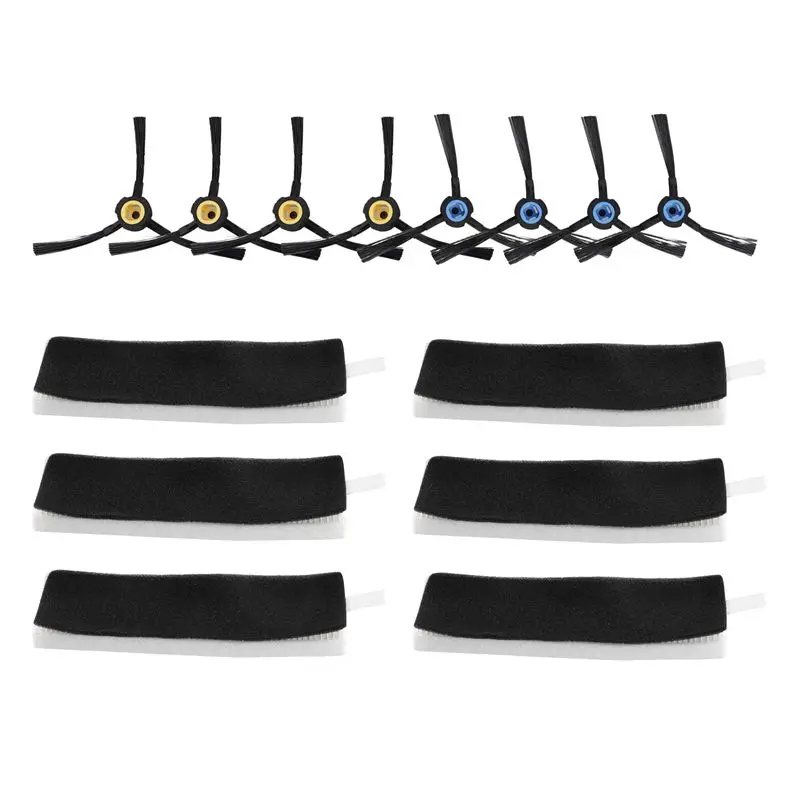 AEE4-Replacement Side Brush HEPA Filter For Silvercrest SSR1 SSRA1 Ilife A9S A9 A7 Robot Vacuum Cleaner Accessories